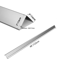 Yeaborn corner guard with inner stripe enables quick, strong wall adhesion.