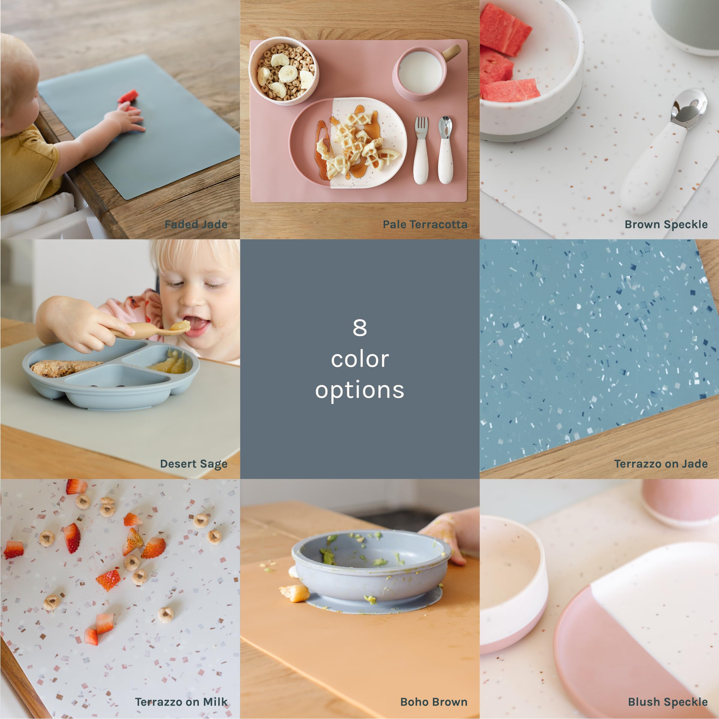 Yeah Baby Goods placemat used for pets, keeping bowls steady and surfaces clean.