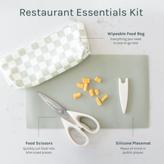 Yeah Baby Goods silicone toddler placemat offers a hygienic, wipe-clean dining surface.