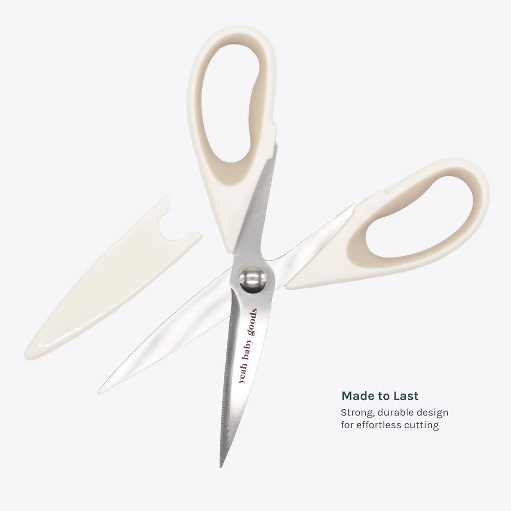 Yeah Baby Goods vegan leather gift packaging presents the set as a thoughtful present for new parents.