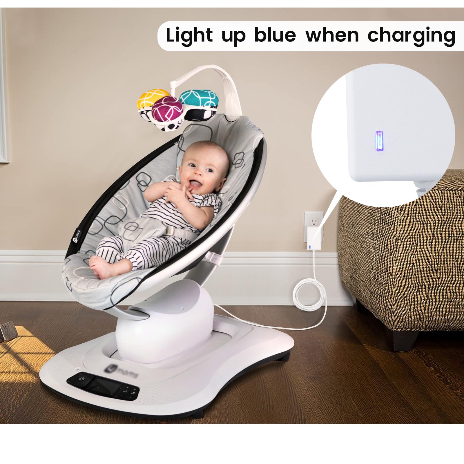 YEAOI compatible with 4moms mamaRoo and RockaRoo models for easy replacement