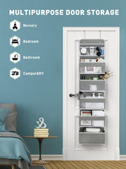Yecaye 8-pocket over-door organizer provides ample storage