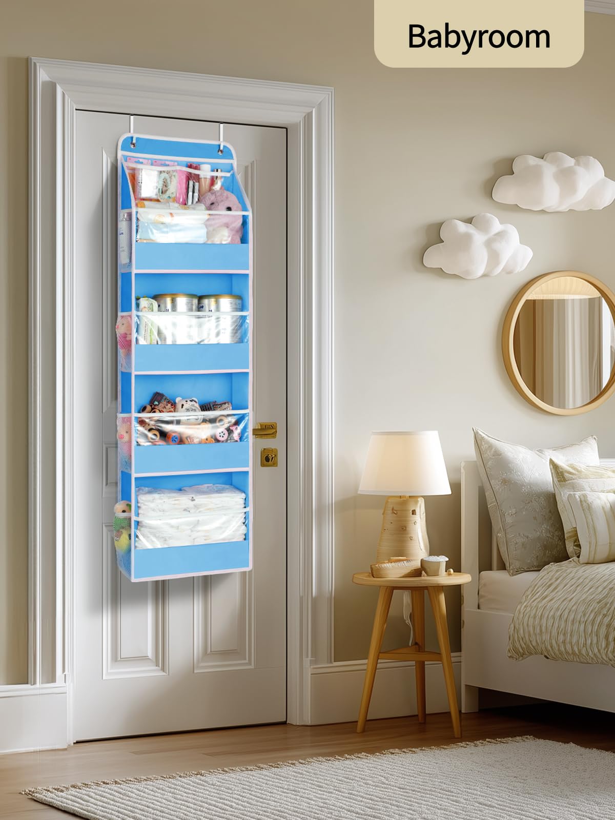 Yecaye clear PVC windows allow fast spotting of contents behind the door