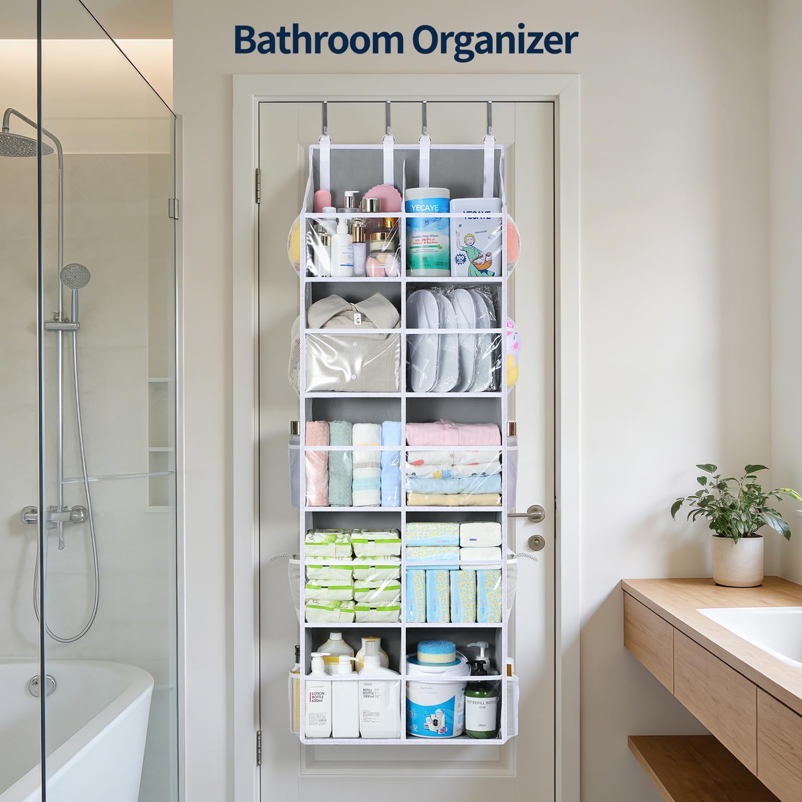 Yecaye diaper, toy, and shoe storage keeps daily essentials neatly organized