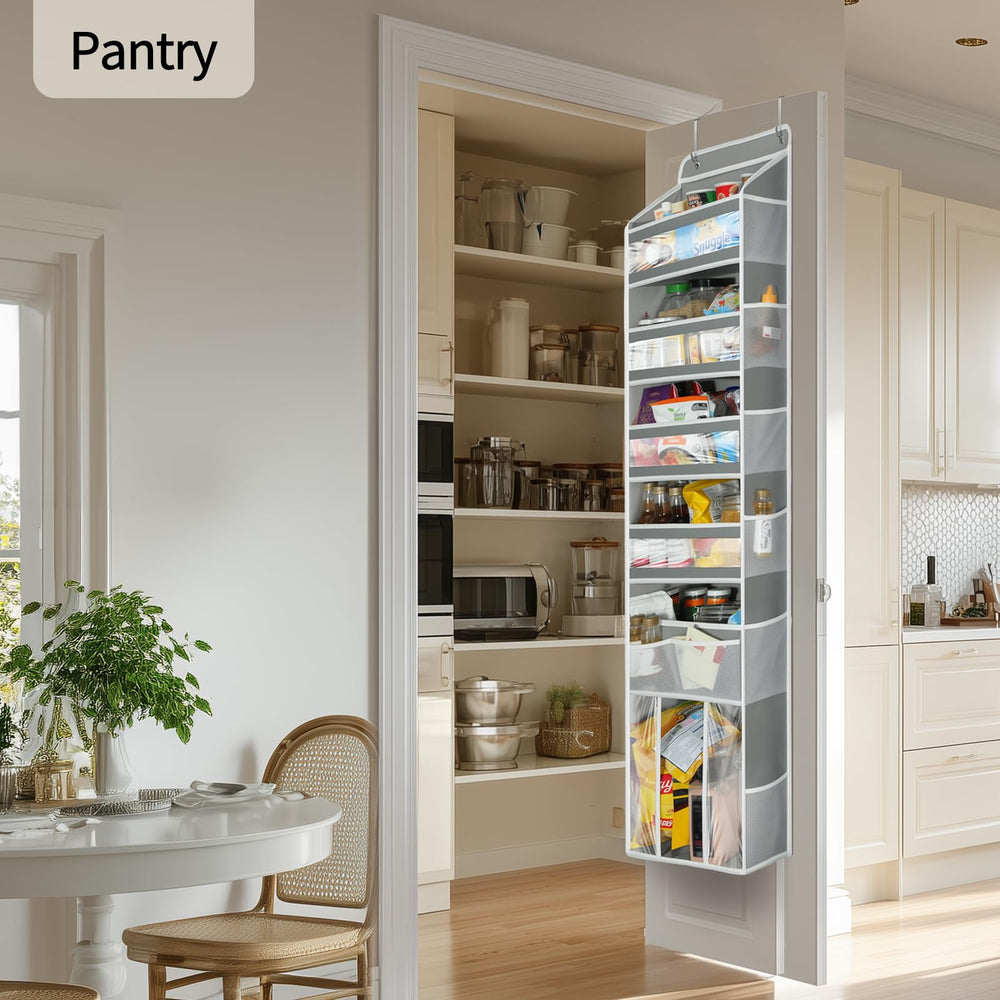 Yecaye door organizer blends with decor while keeping essentials visible and accessible.