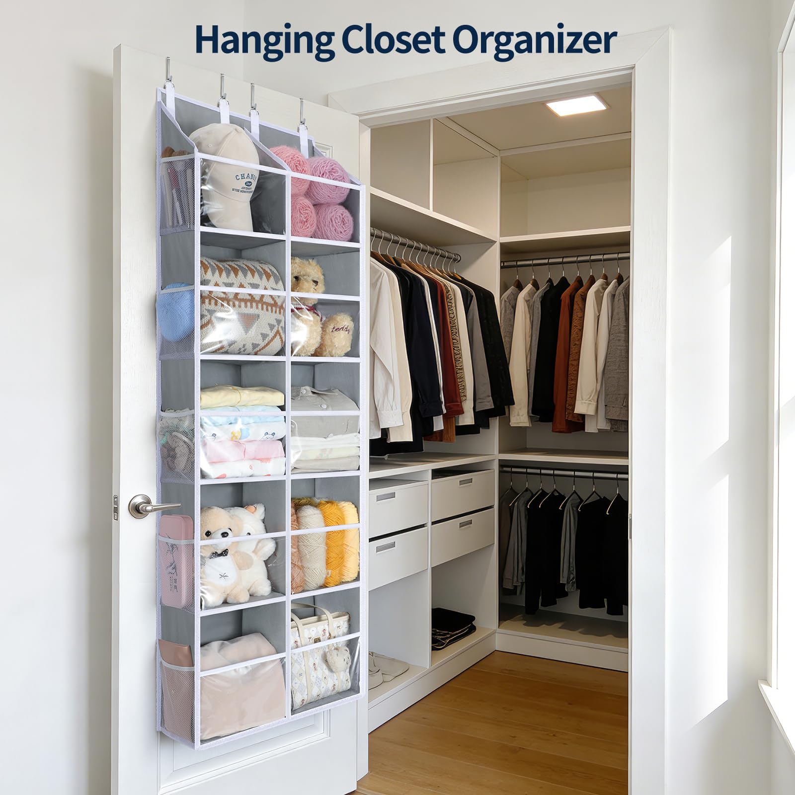 Yecaye fits doors 1¼ to 1¾ inches thick for versatile placement