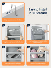 Yecaye mesh side pockets ideal for small accessories and cords.