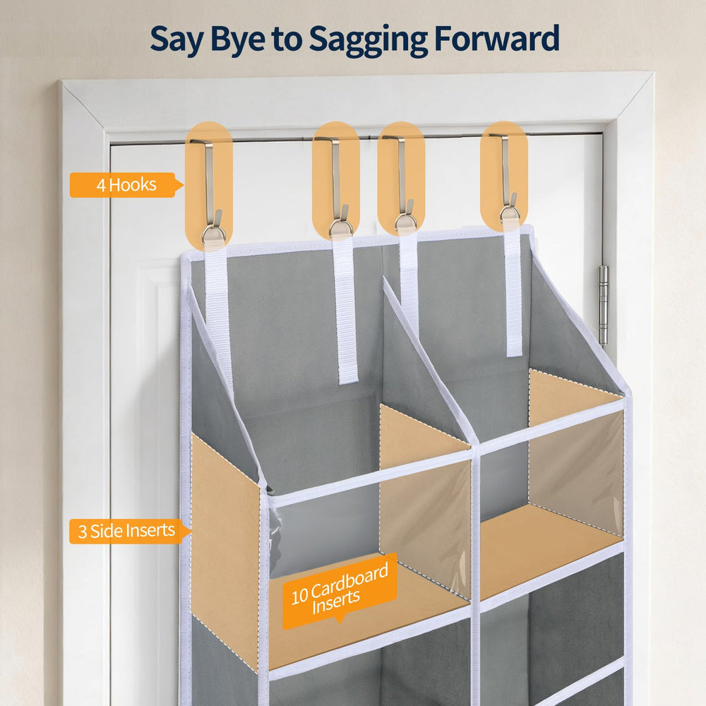 Yecaye multi-purpose door storage ideal for diaper and toy organization