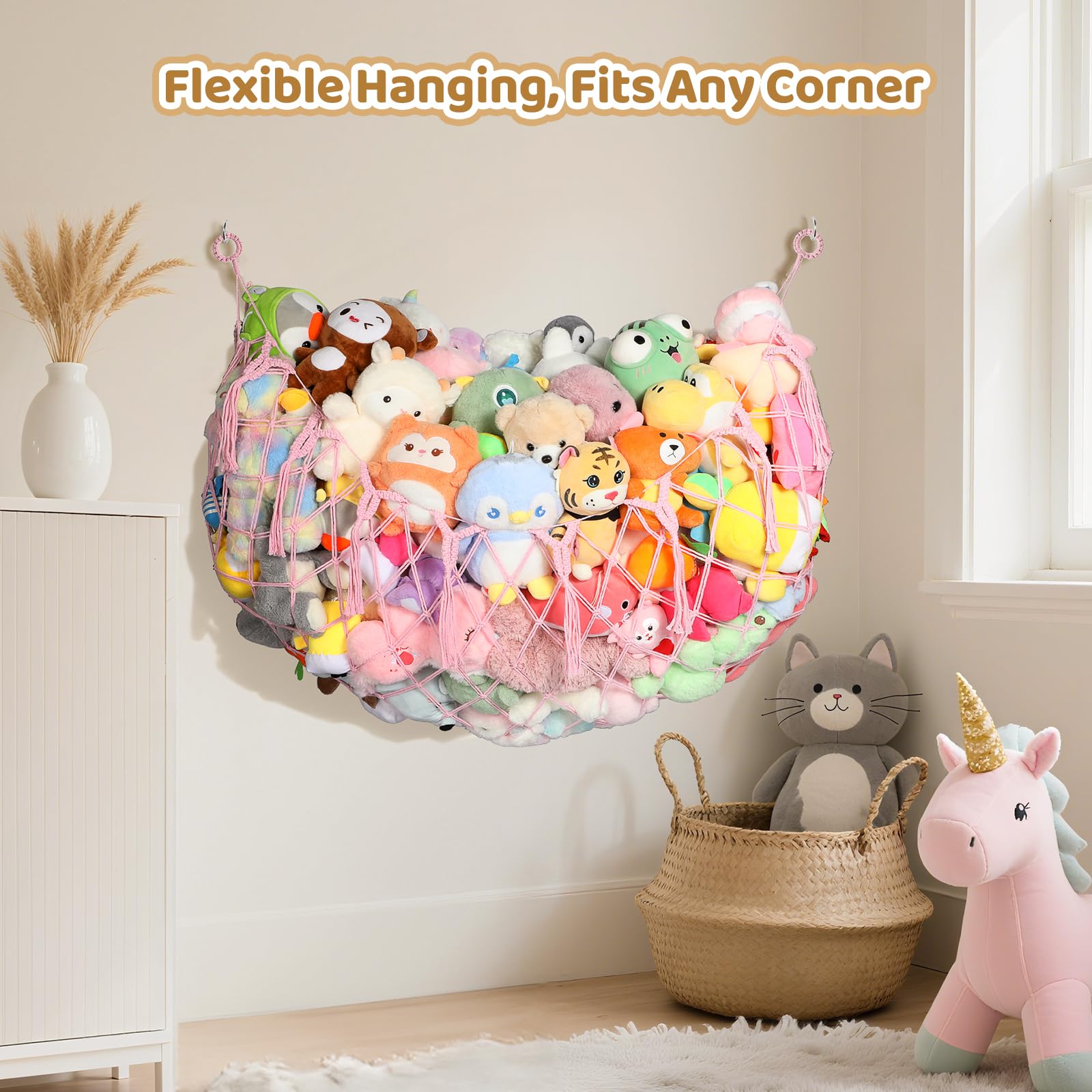 Yecaye space-saving design frees floor space for play and easy access.