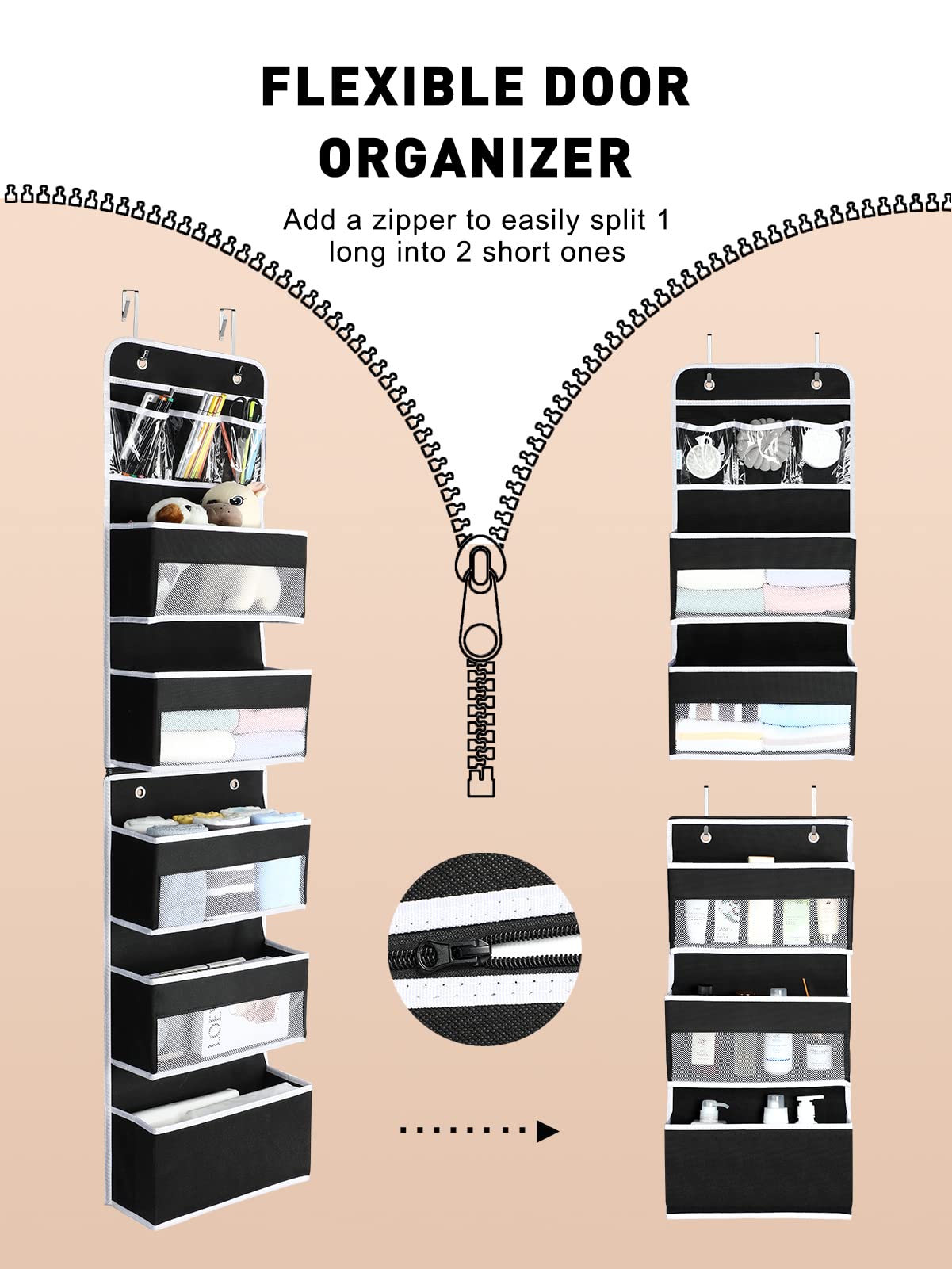 Hardware included for quick, tool-free installation