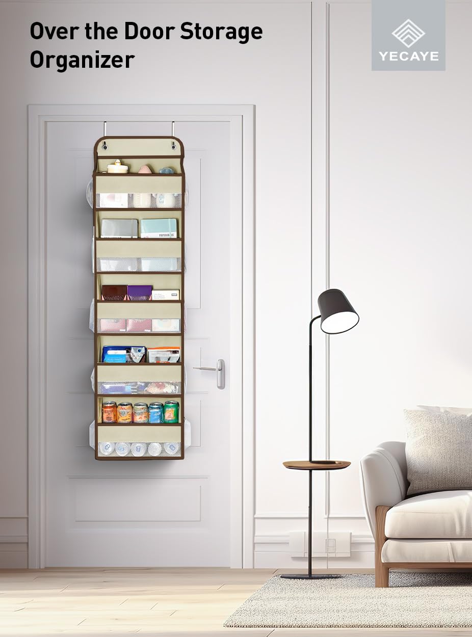 Multi-room storage: versatile behind-the-door organizer for home.
