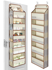 Yecaye over-the-door organizer 5-tier assembly enables quick, tool-free setup