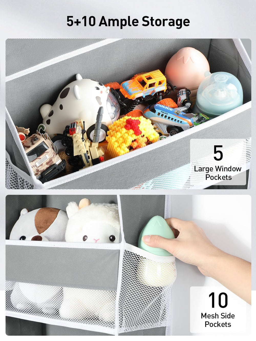 Yecaye over door organizer dimensions focus on tall height and slim profile.