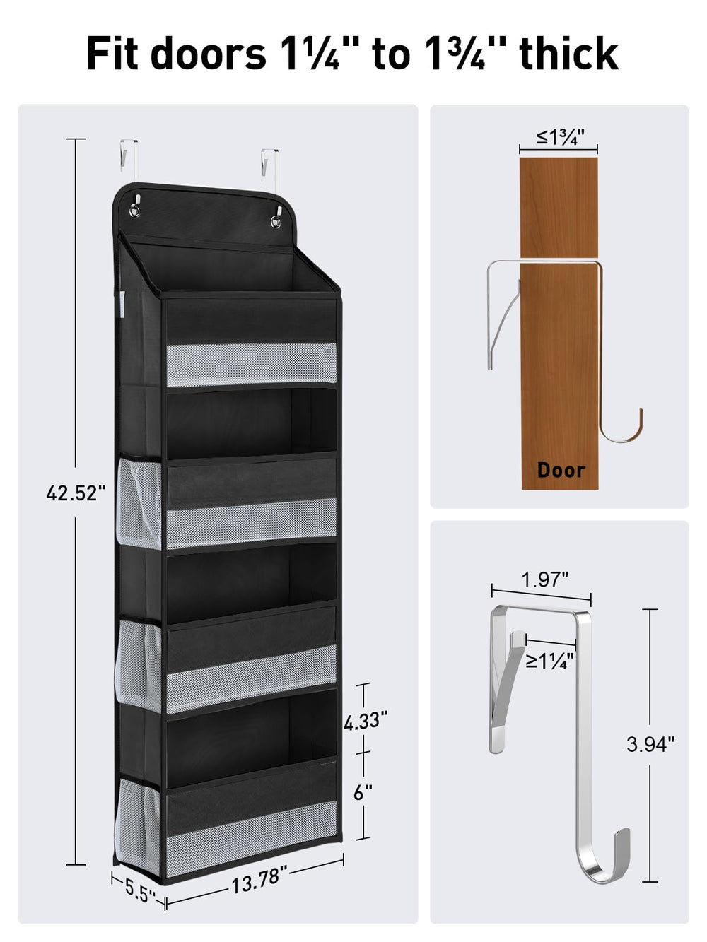 Yecaye organizer demonstrates 35.2 lb load capacity for durable use.