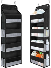 Yecaye over-the-door organizer, front view, spacious nursery storage.