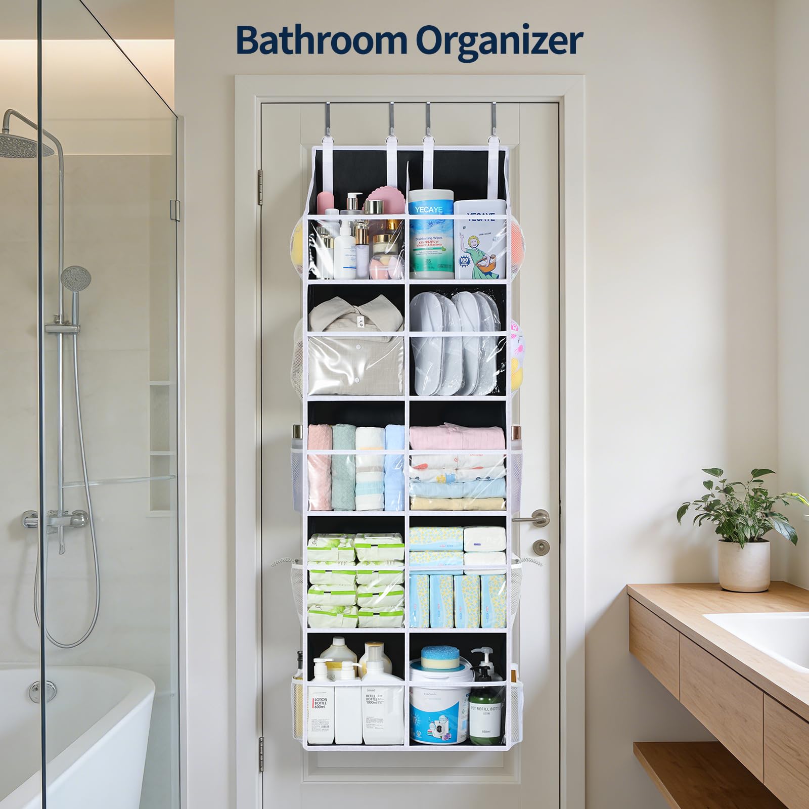 Yecaye multiuse organizer ideal for baby rooms, nurseries, and small apartments.