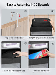 Odorless double-layer fabrics in the Yecaye organizer keep the nursery fresh.