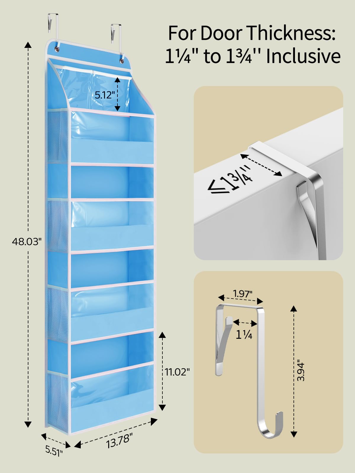 Yecaye soft sky blue color complements any room decor