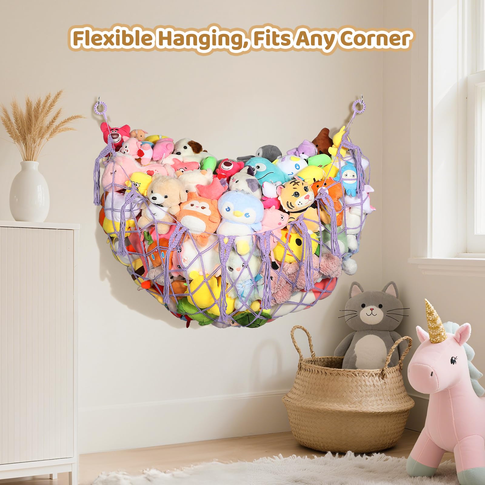 Yecaye space-saving wall mounted hammock in a bright room