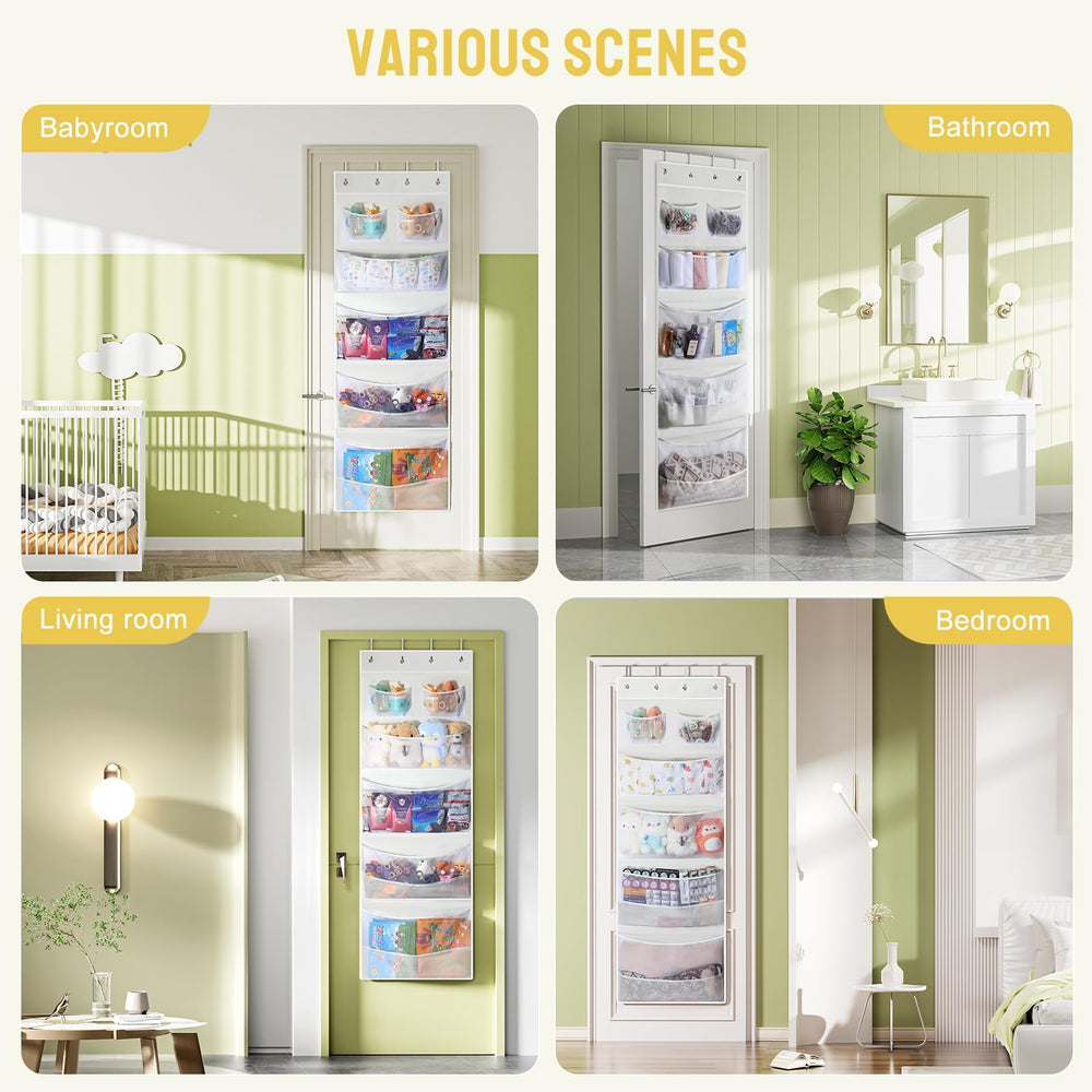 Yecaye storage suited for diapers, towels, and essentials beyond plush toys.