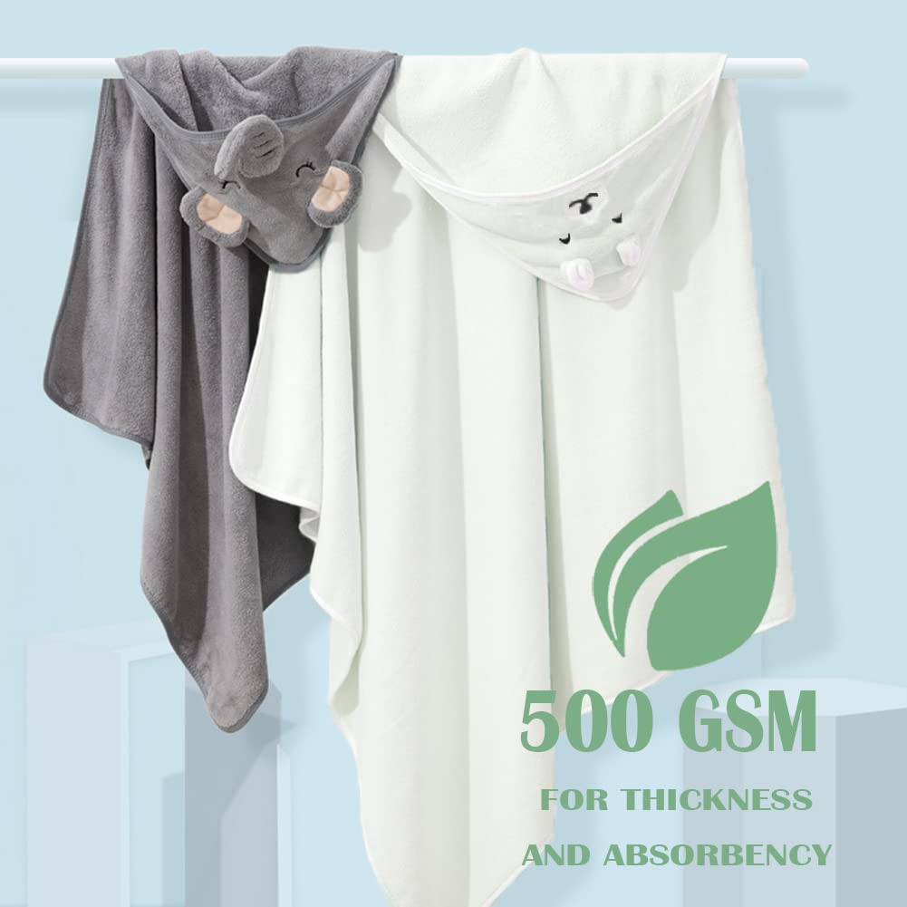 URSEORY hooded towel hood aids quick hair drying after bath