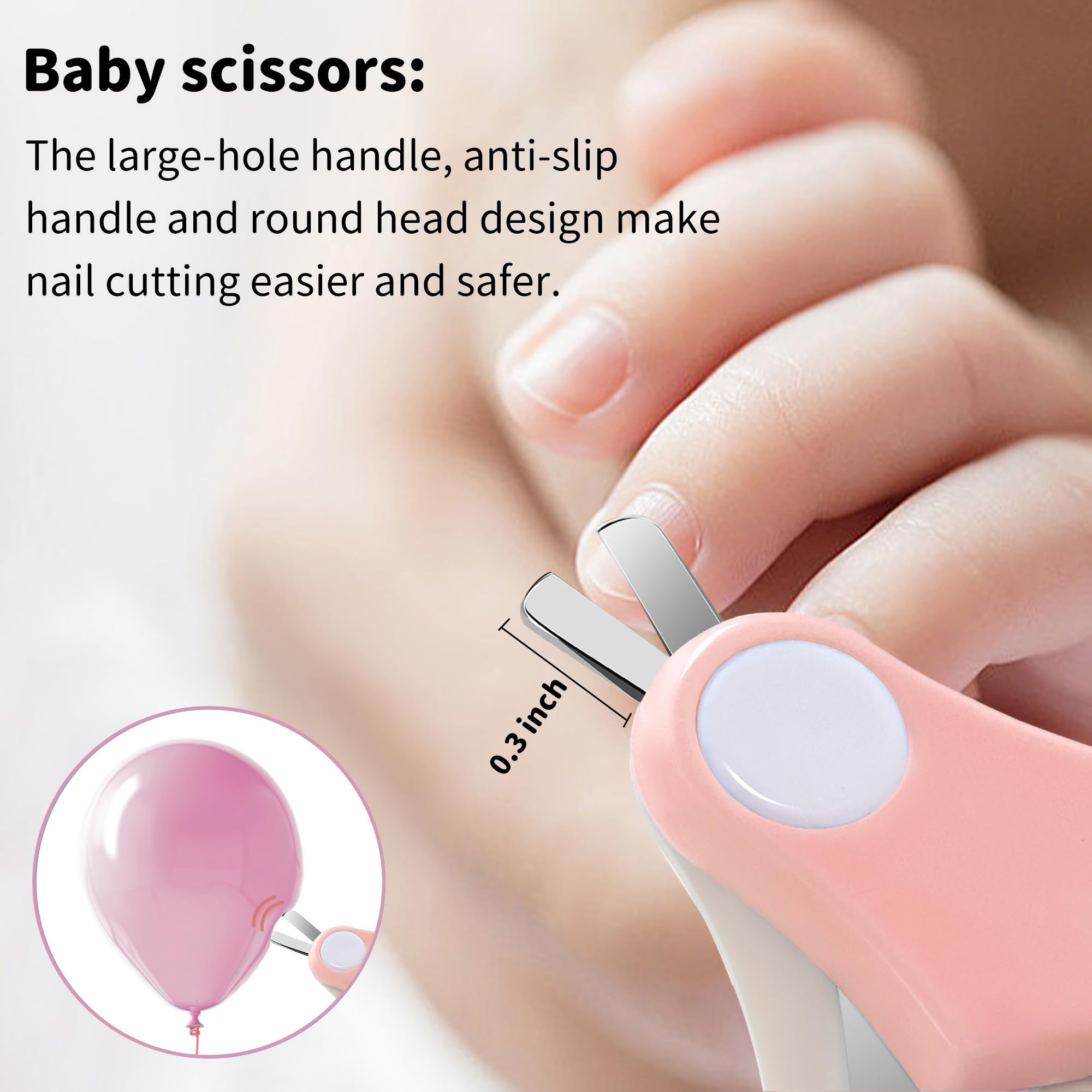 Yeeeasy tweezers with non-slip grip for safe nail chip removal.