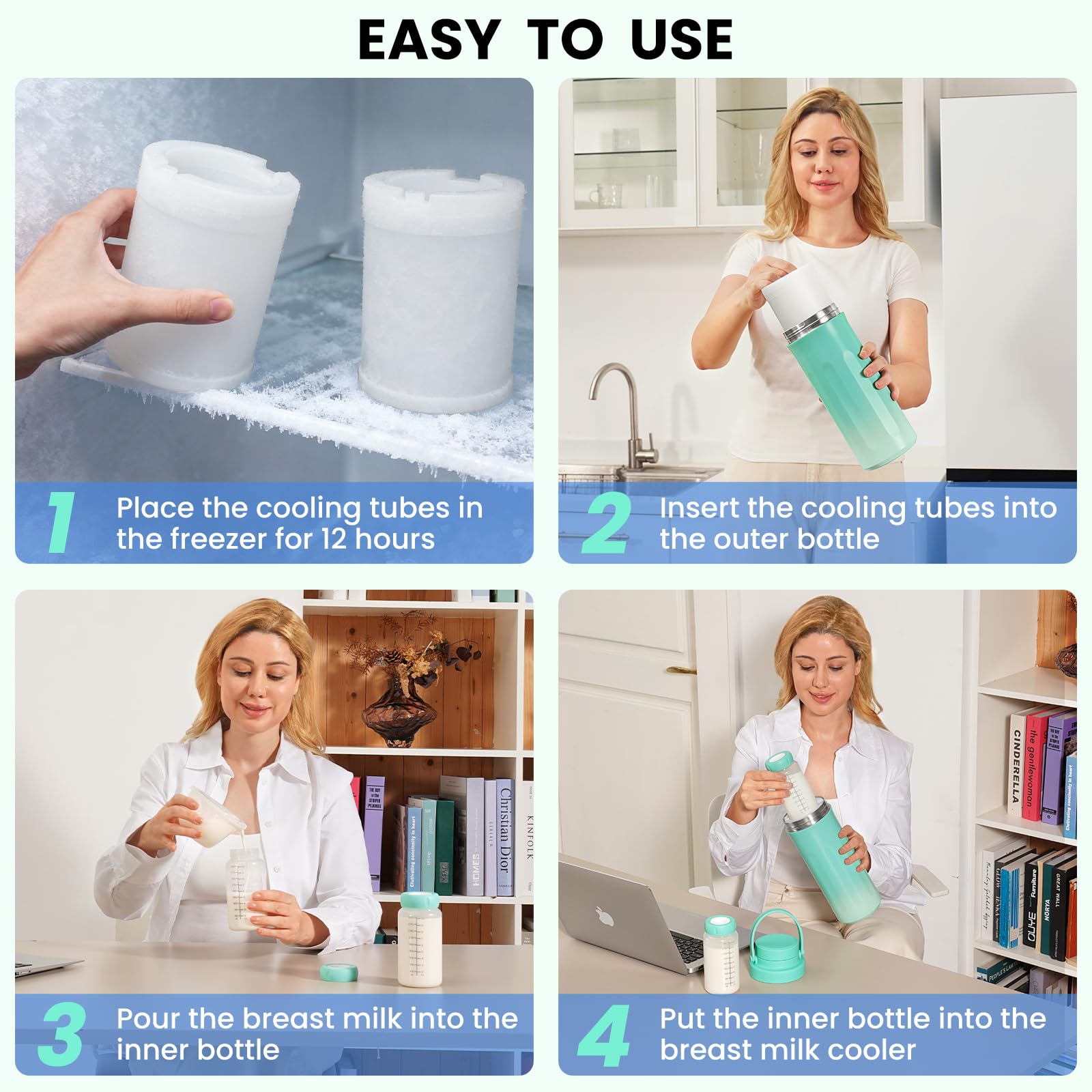 Yellnidd dishwasher-safe components for quick cleaning after use