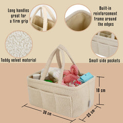YelloIris caddy with six pockets for quick access in the nursery