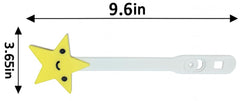Side profile of the durable yellow star switch extender