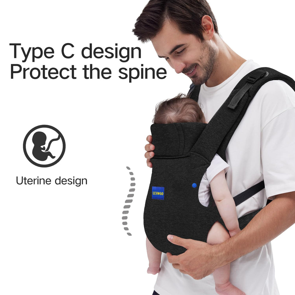 YEMKEZO baby carrier in backpack mode supports hands-free outings.