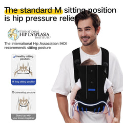 YEMKEZO Baby Carrier newborn cradle demonstrates close bonding from day one.
