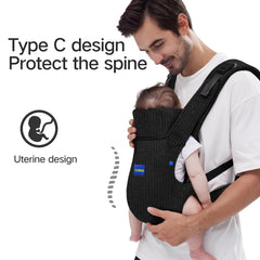 YEMKEZO newborn-to-toddler ergonomic baby carrier design.