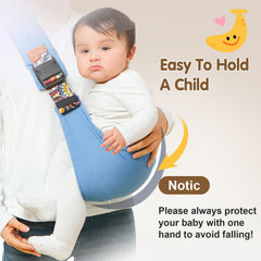 Yemyig baby sling adjustable strap helps growth from 10 to 30 pounds.