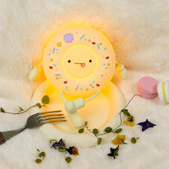 Yenergy Cute Donut Night Light in soft silicone creates a cozy glow for any room