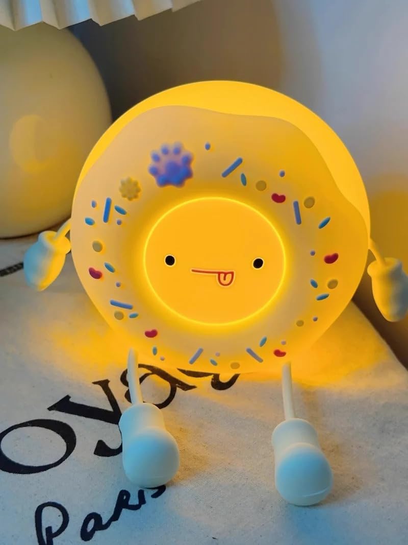 Yenergy donut night light doubles as a cute desk companion and décor