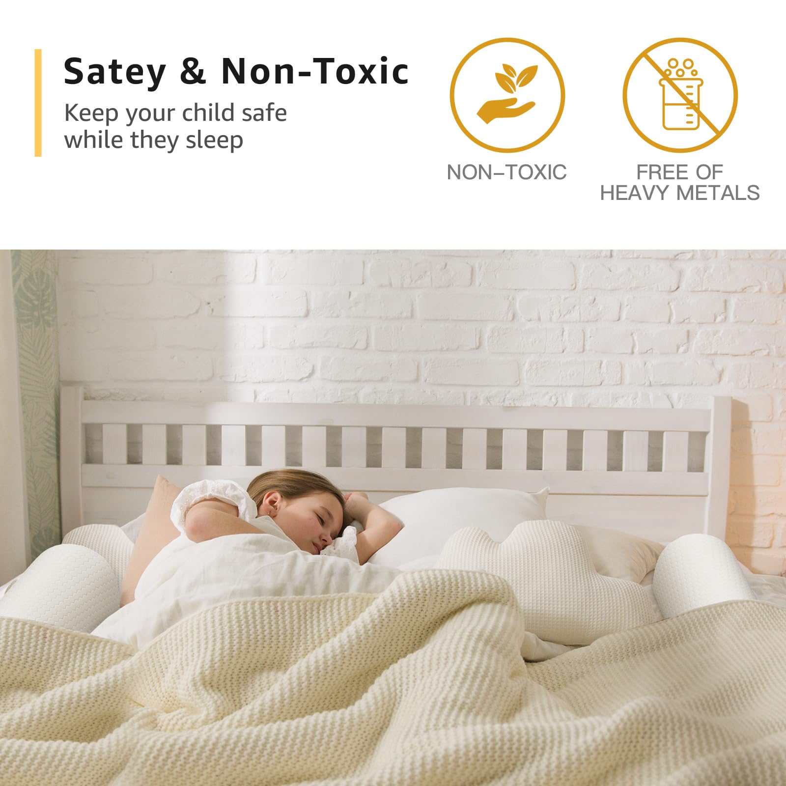 YENING CertiPUR-US foam close-up highlights safe materials
