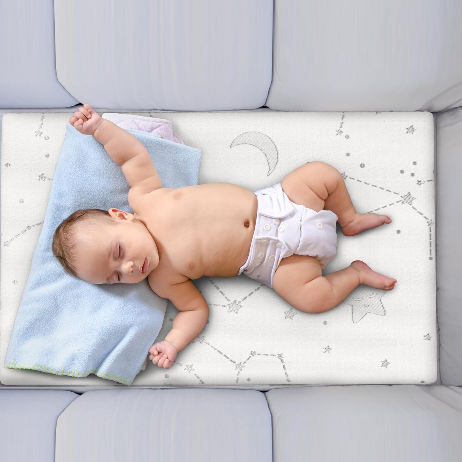 YENING easy-clean pack-and-play base keeps play spaces fresh.