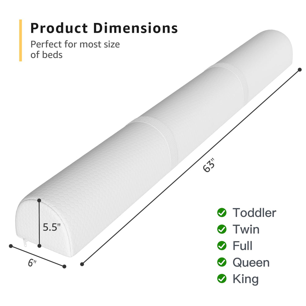 YENING king size bed bumper fit emphasizes wide coverage for larger beds