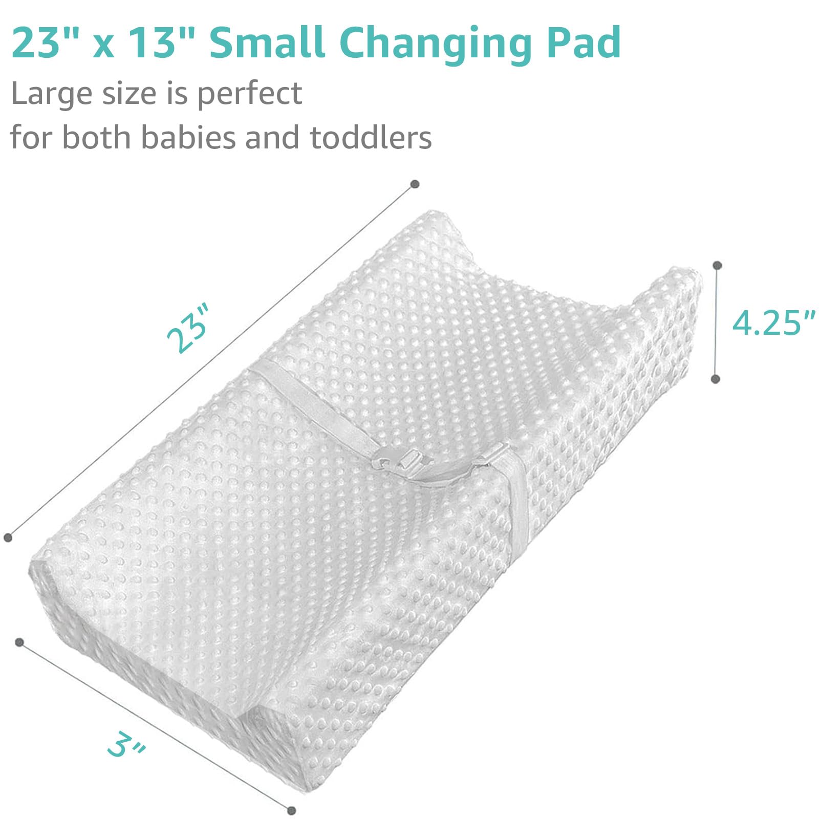 YENING mini changing pad fits small dressers for compact nursery setups