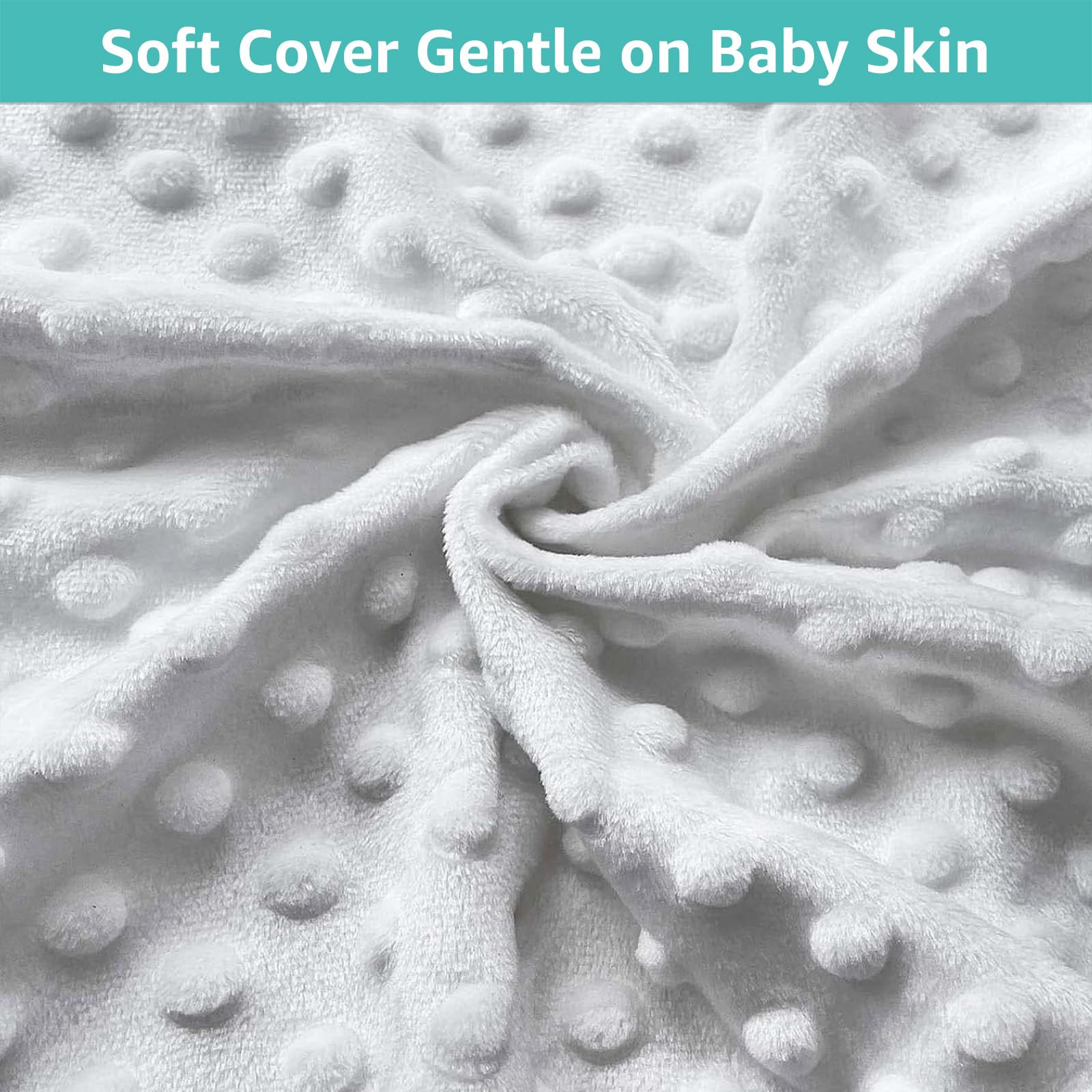 YENING changing pad cover is removable and machine washable for easy cleaning