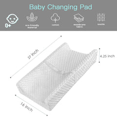 YENING mini changing pad safety strap helps secure baby during diaper changes.