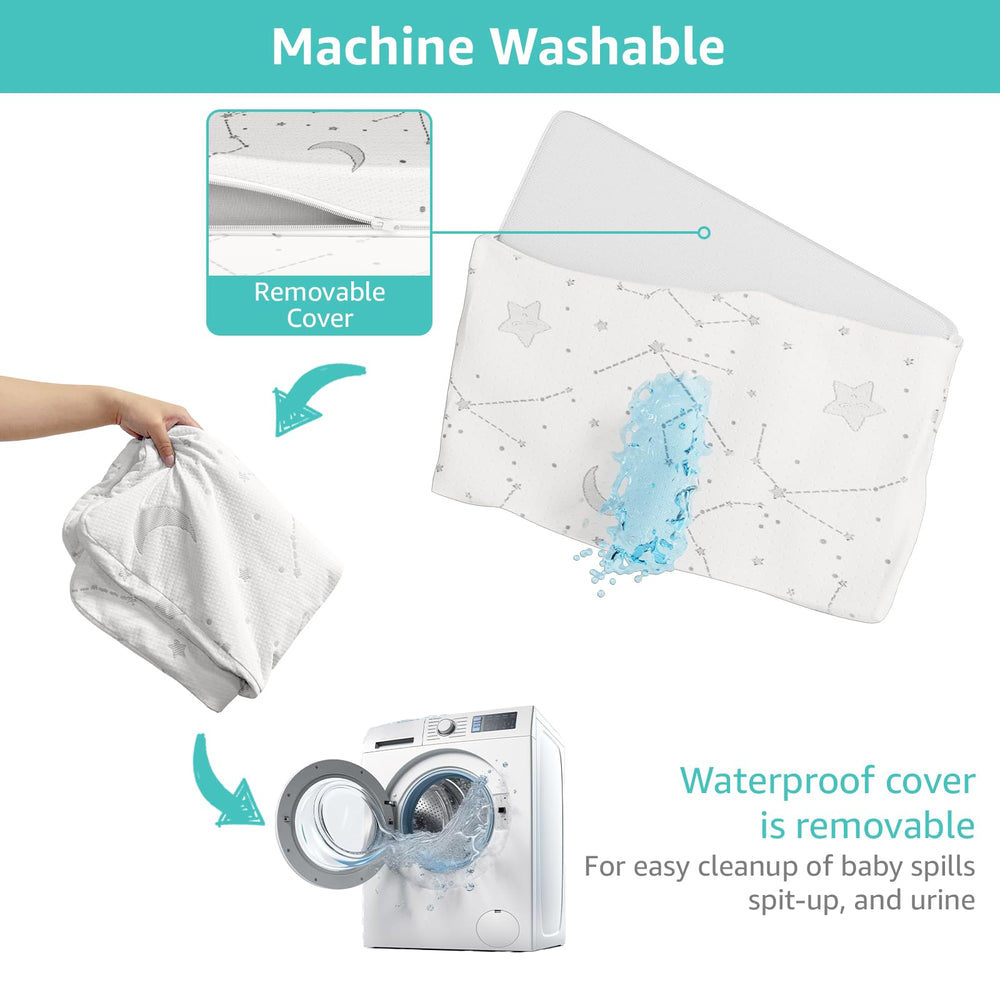YENING removable cover is machine washable for quick cleaning.