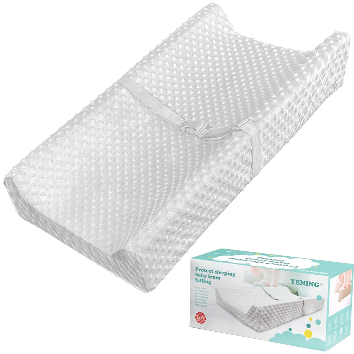 YENING soft baby changing pad fits 31.5x16 inches on most dressers