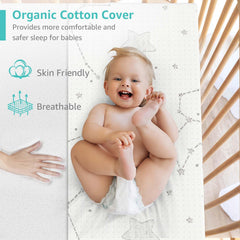 YENING waterproof topper helps keep messes easy to wipe away.