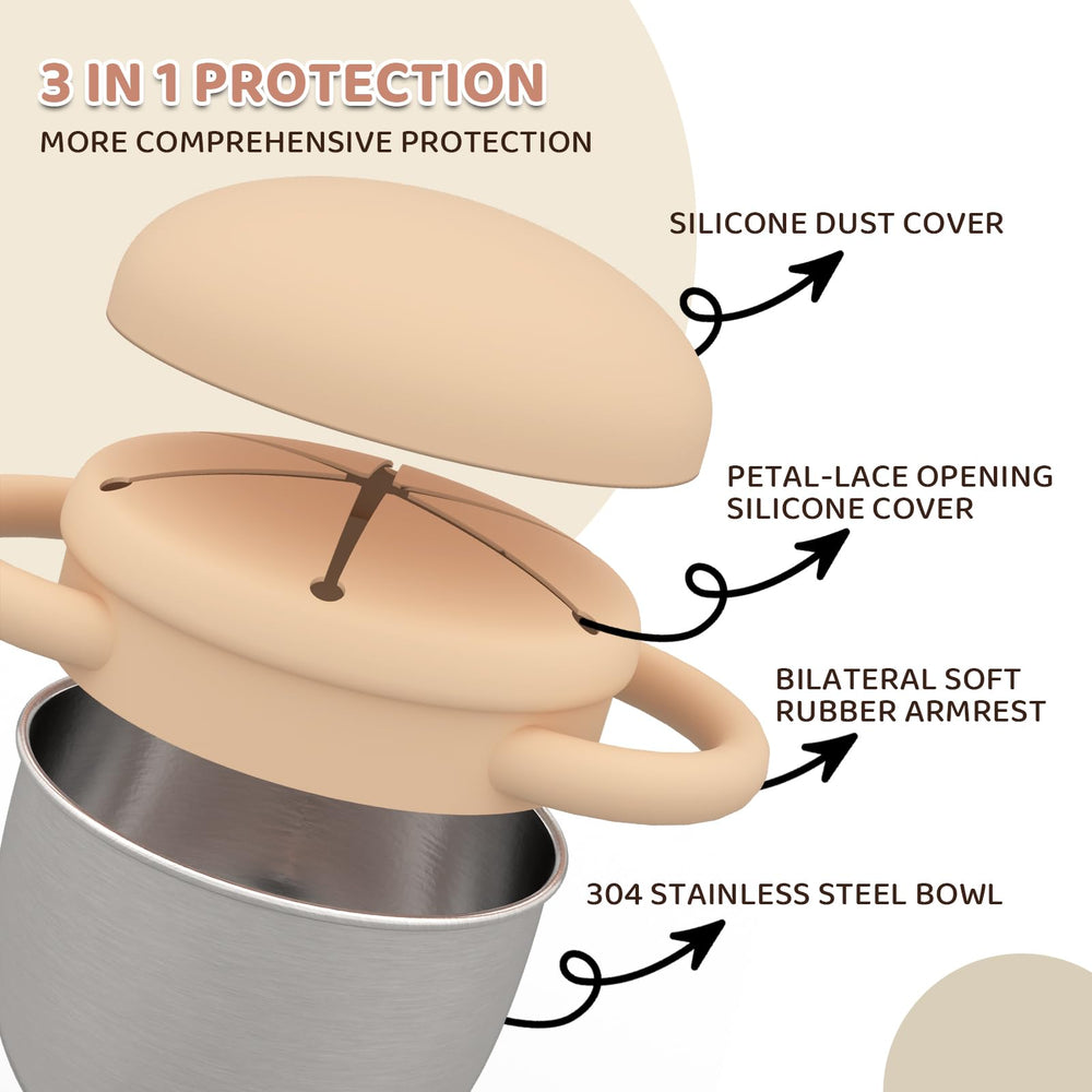Yeomant double-handles provide a safe, comfortable grip for little hands.