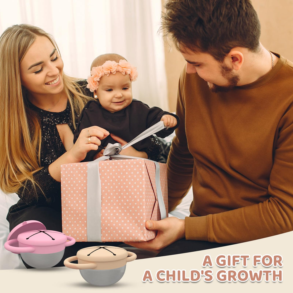 Yeomant snack containers make a practical, gift-worthy option for toddlers.