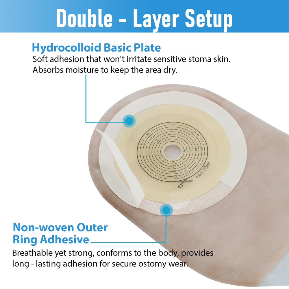 YERBAFI colostomy bag open-bottom feature for discreet emptying
