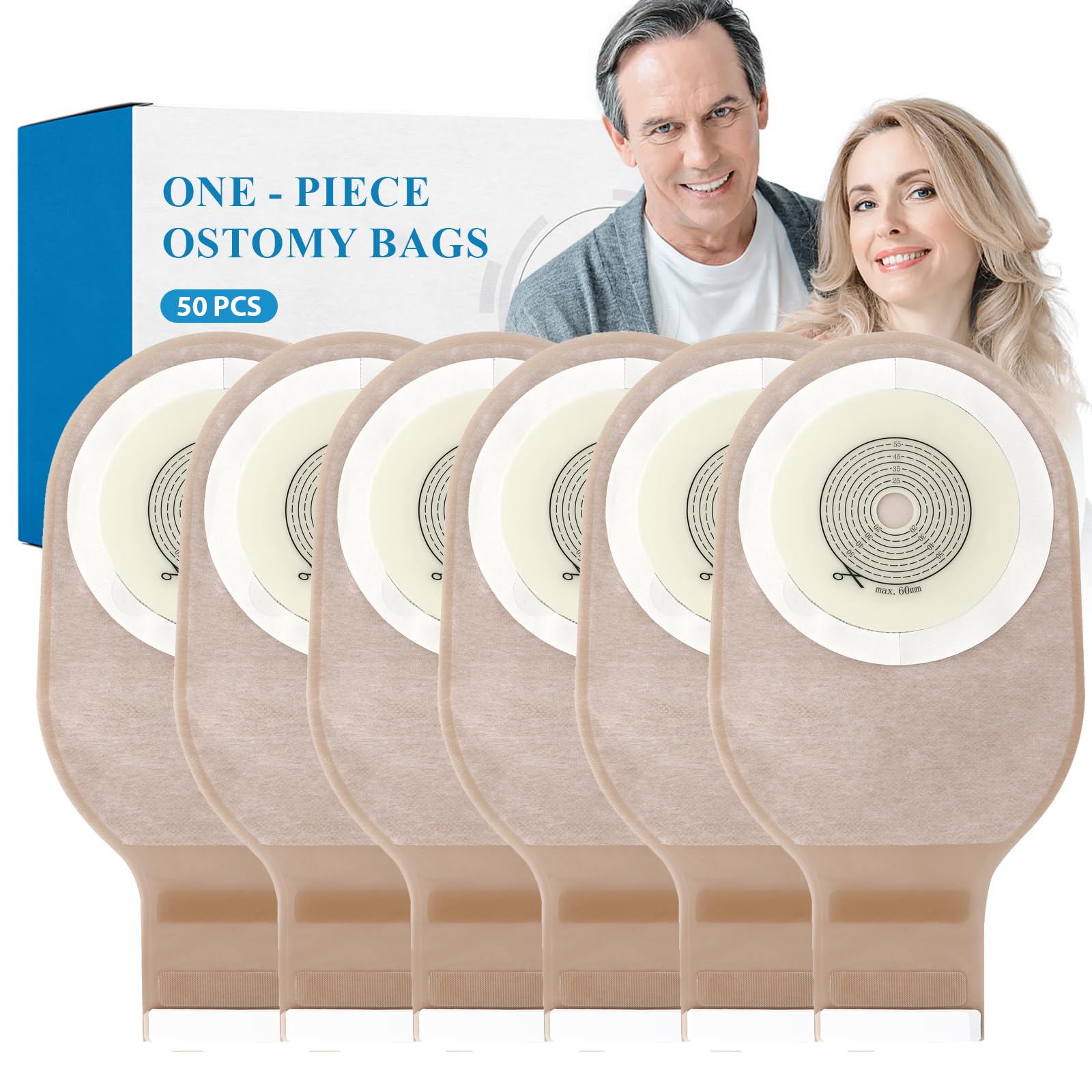 YERBAFI colostomy bags in one-piece design for quick wear and easy emptying