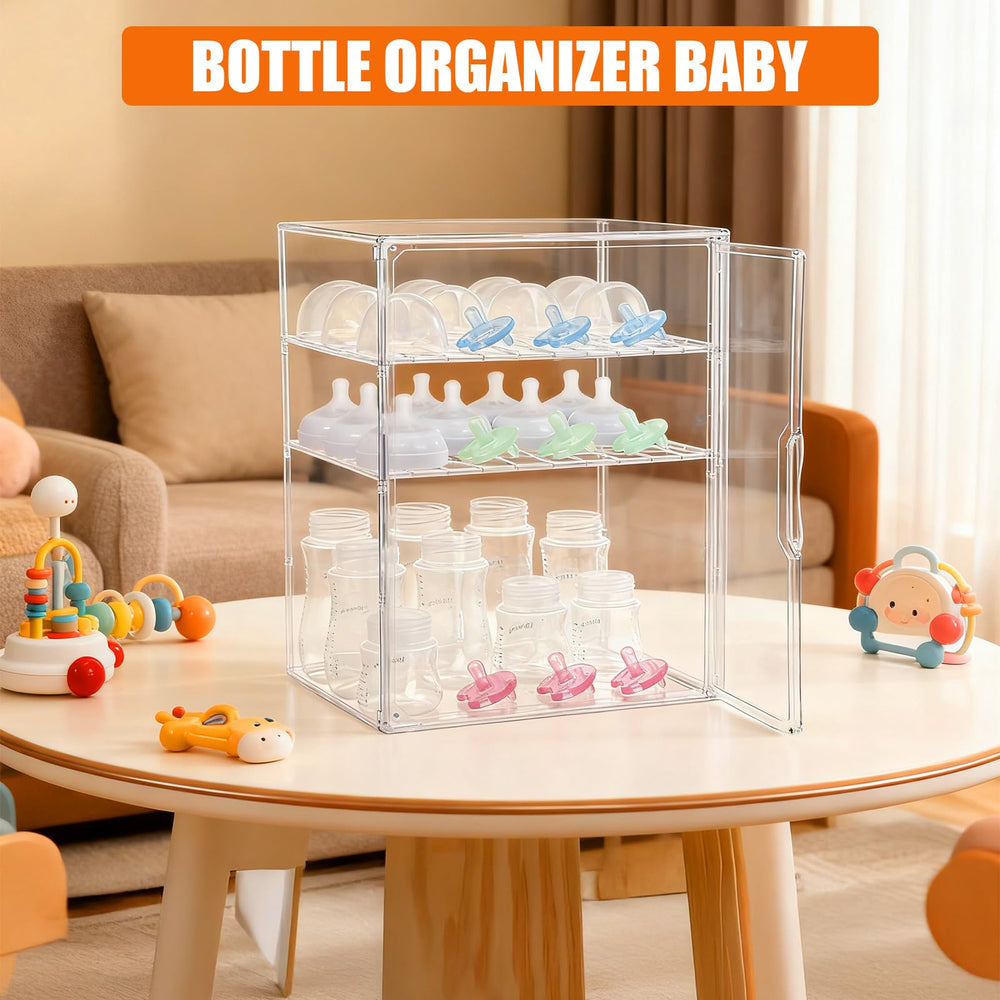 YESGIRL magnetic clasp keeps bottles clean and dust-free