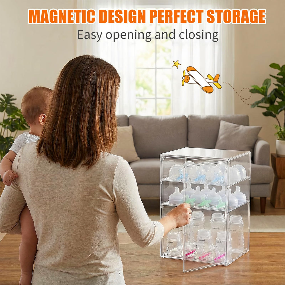 YESGIRL transparent acrylic is easy to wipe for hygiene checks